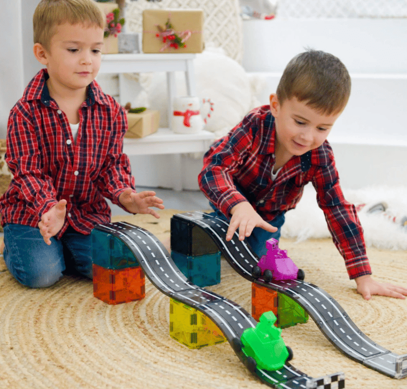 Magna-Tiles Downhill Duo 40-Piece Set Magnetic Kit | 68travel